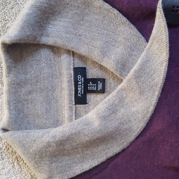 Jones New York Merino Wool Blend Wrap Cardigan - Picture 4 of 8